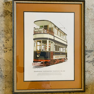 Vintage Birmingham Corporation Tramways No. 395 J.B. Edwards Lithograph II-5